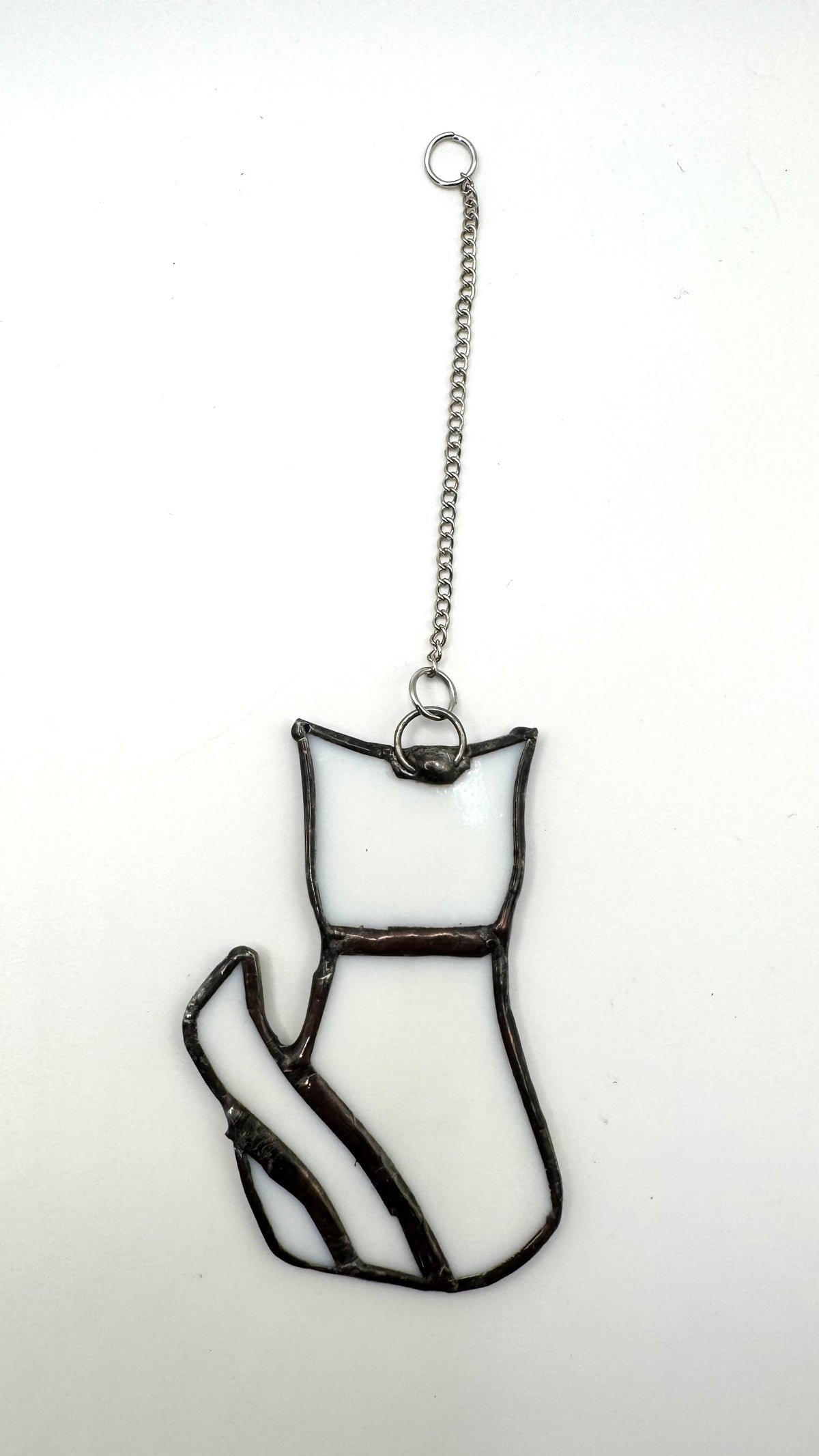Fused Glass Cat Suncatcher