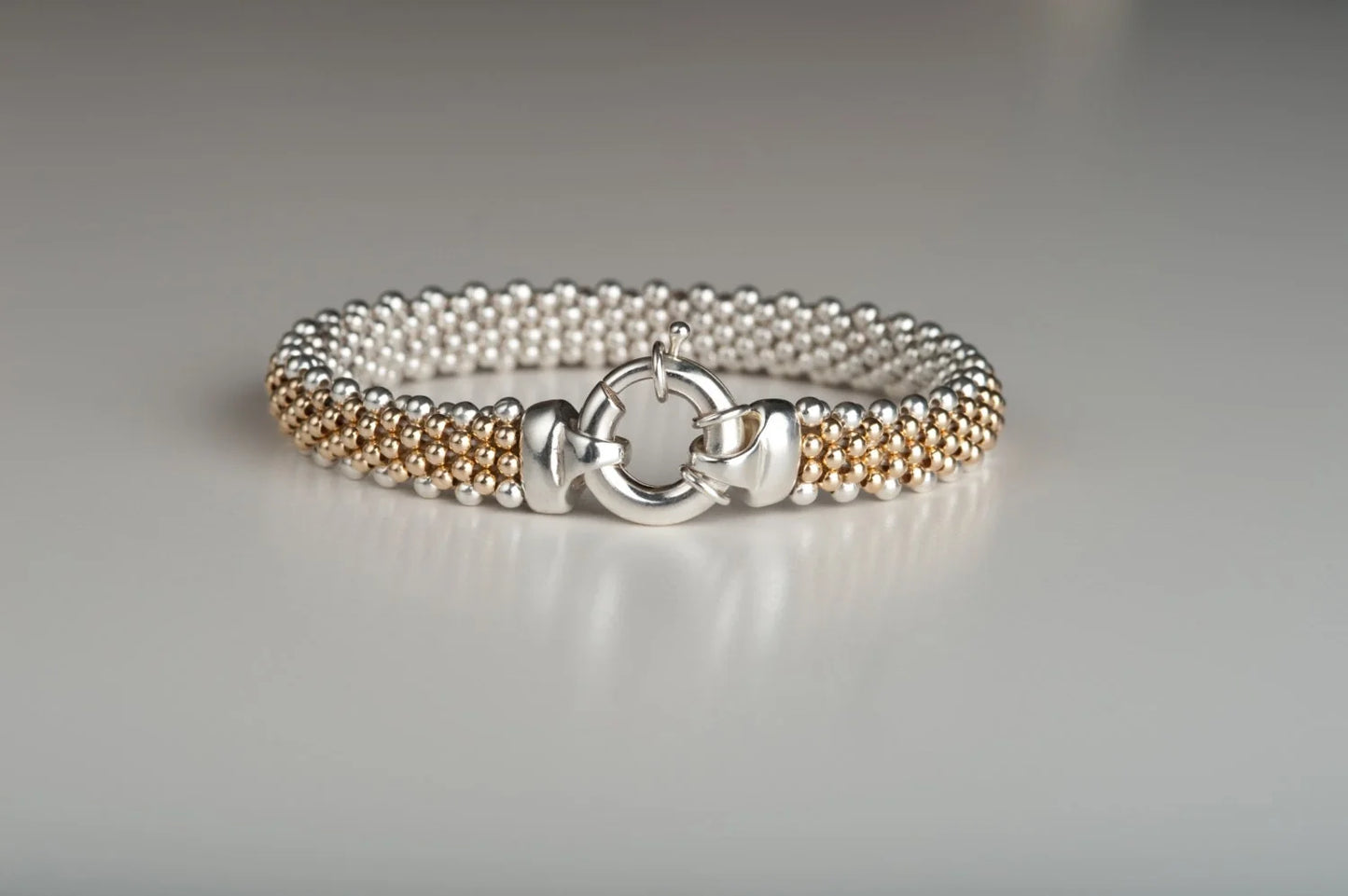 Classic - Sterling Silver, 14k Gold - Filled Reversible Bracelet