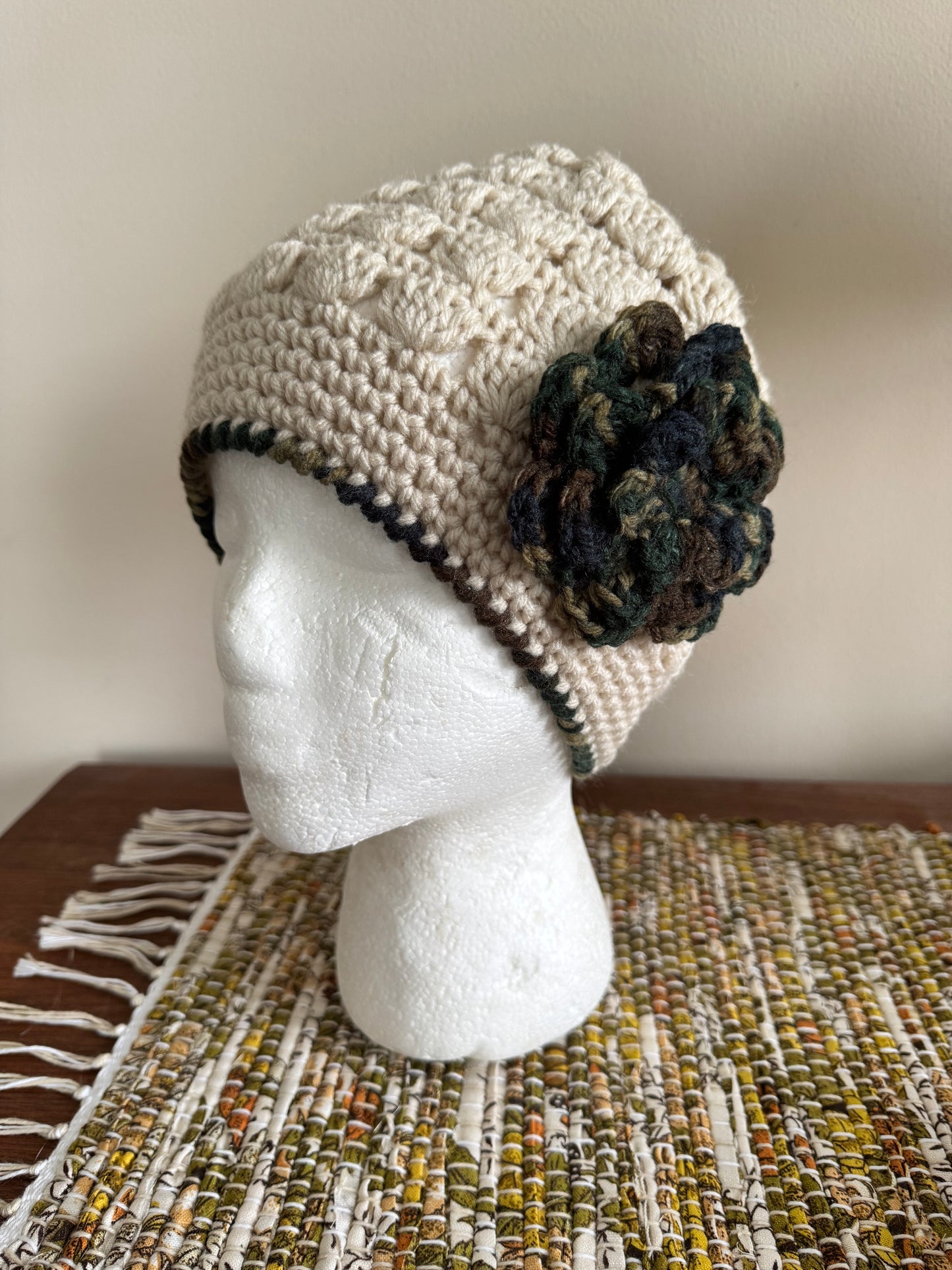 Handmade Crochet 1920s Hat