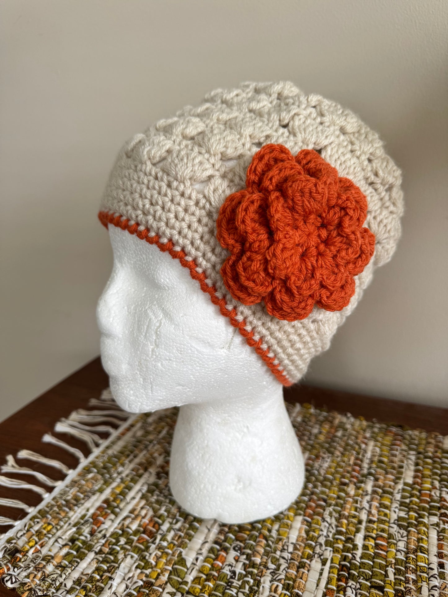 Handmade Crochet 1920s Hat