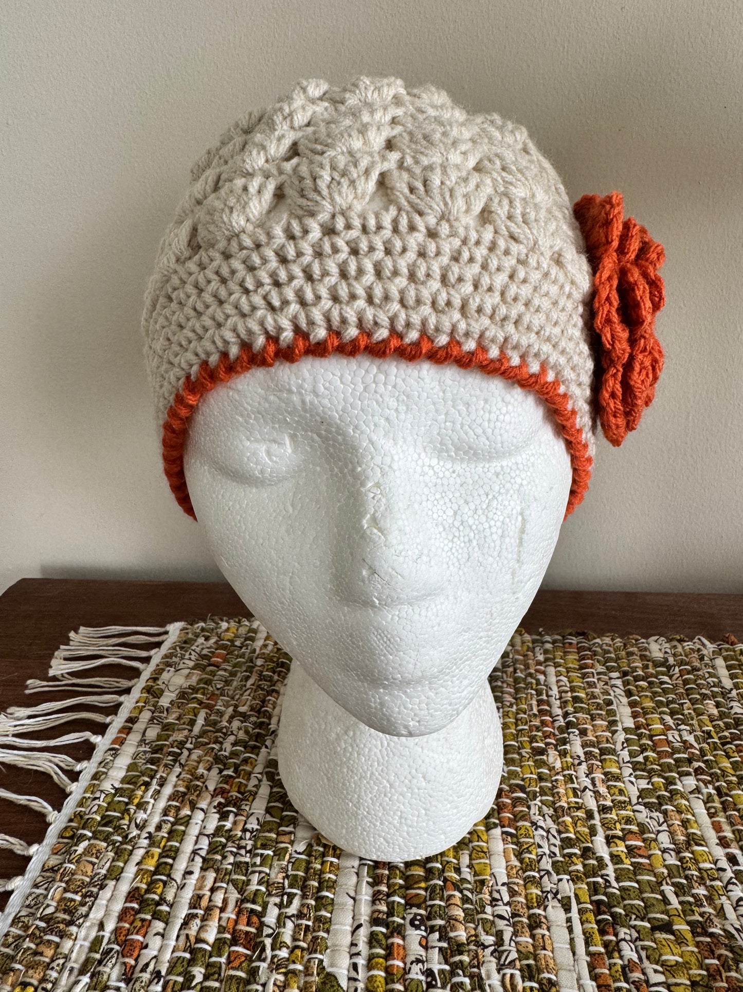 Handmade Crochet 1920s Hat