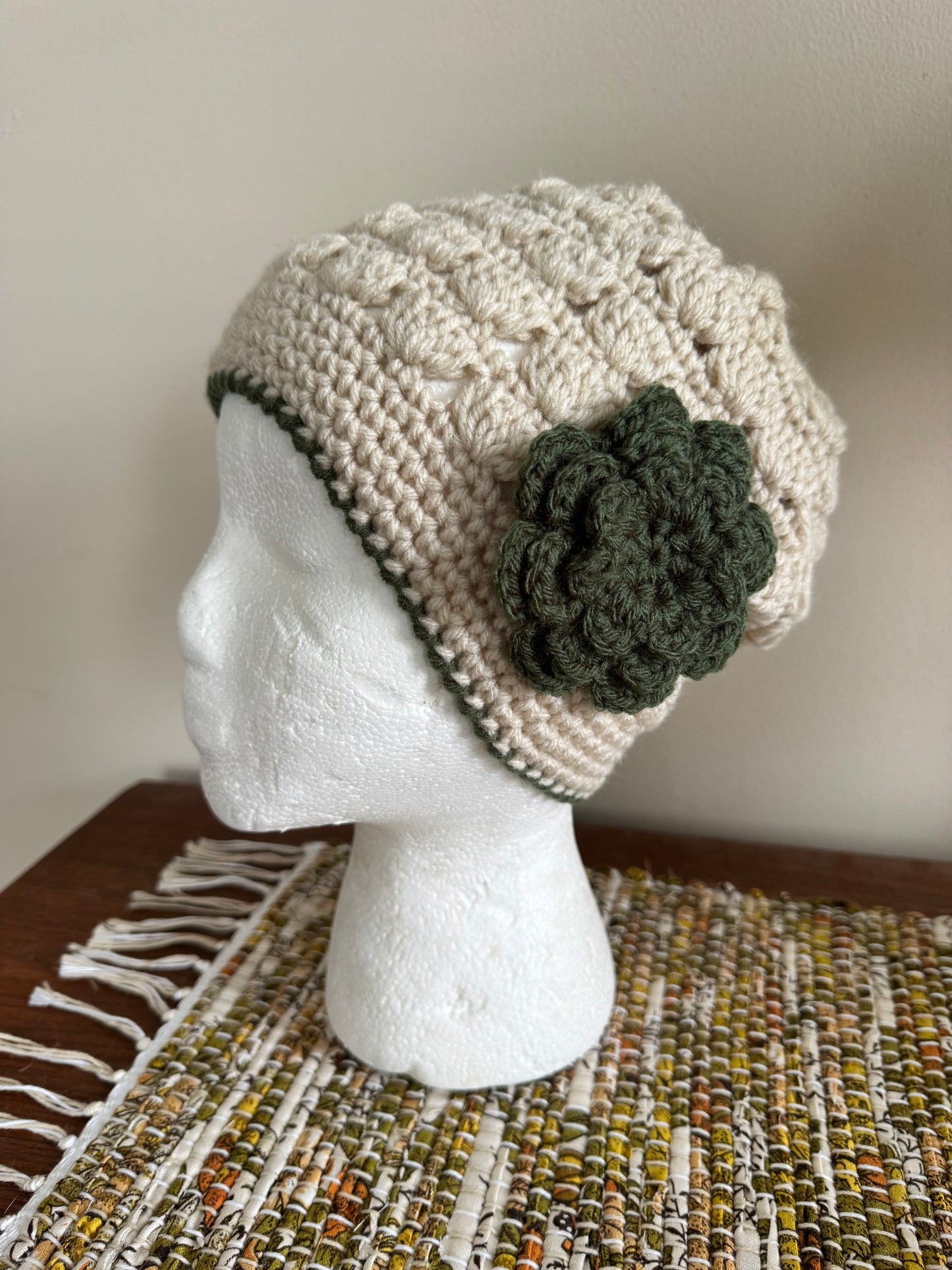 Handmade Crochet 1920s Hat