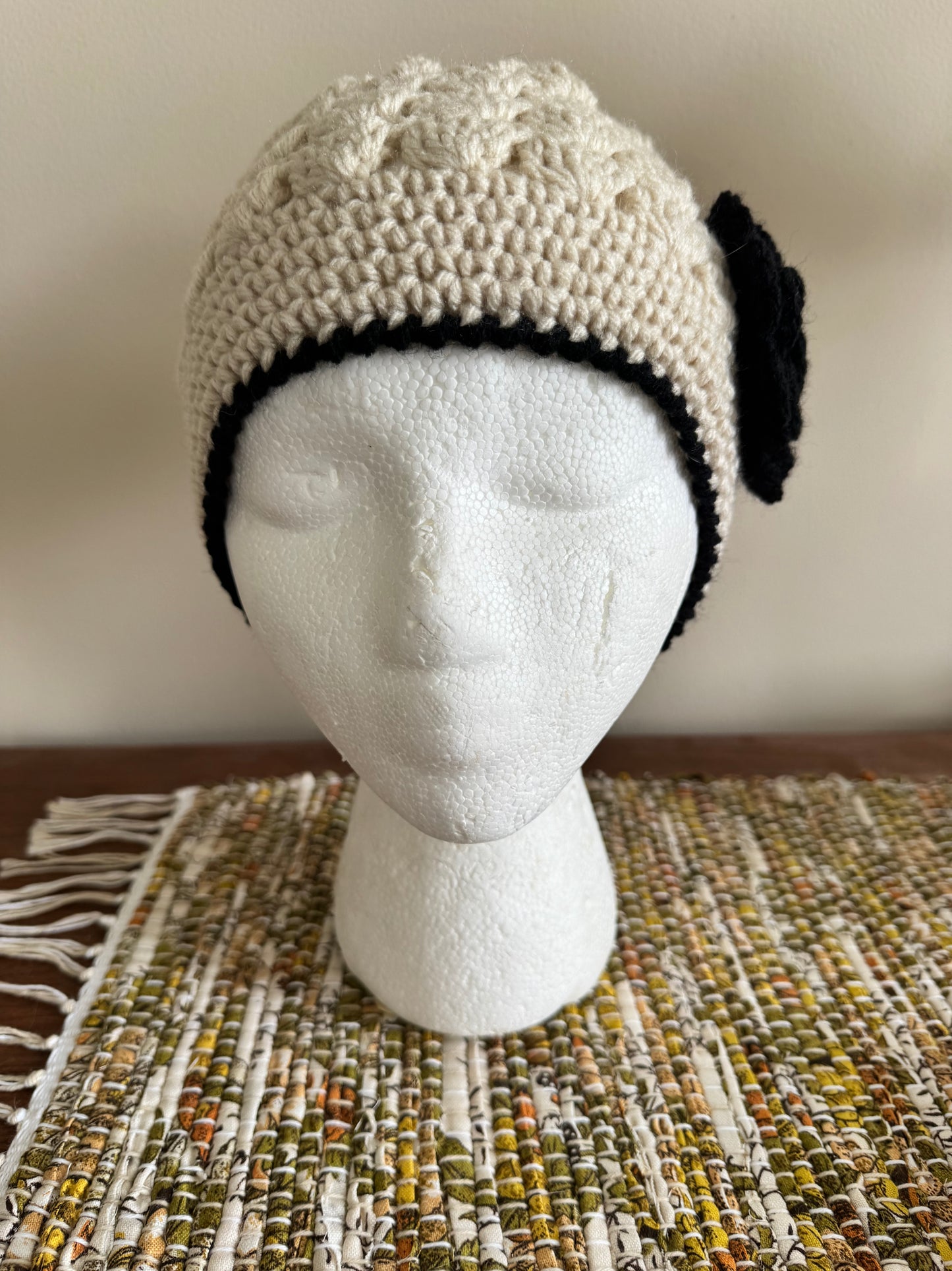 Handmade Crochet 1920s Hat