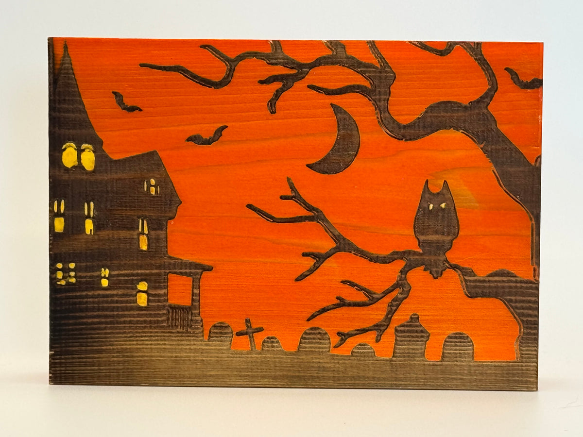 Handcrafted Sentiment Wood Block 4x6