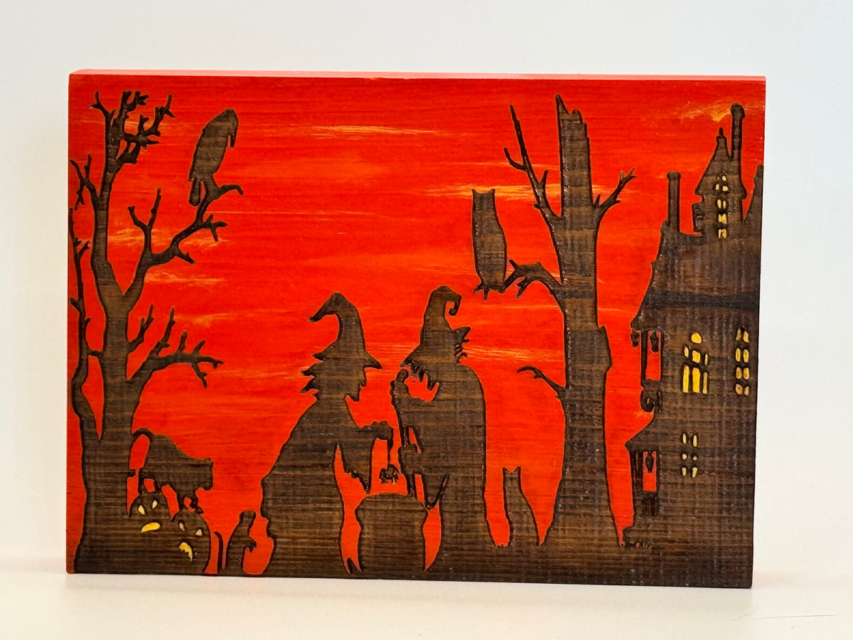 Handcrafted Sentiment Wood Block 4x6