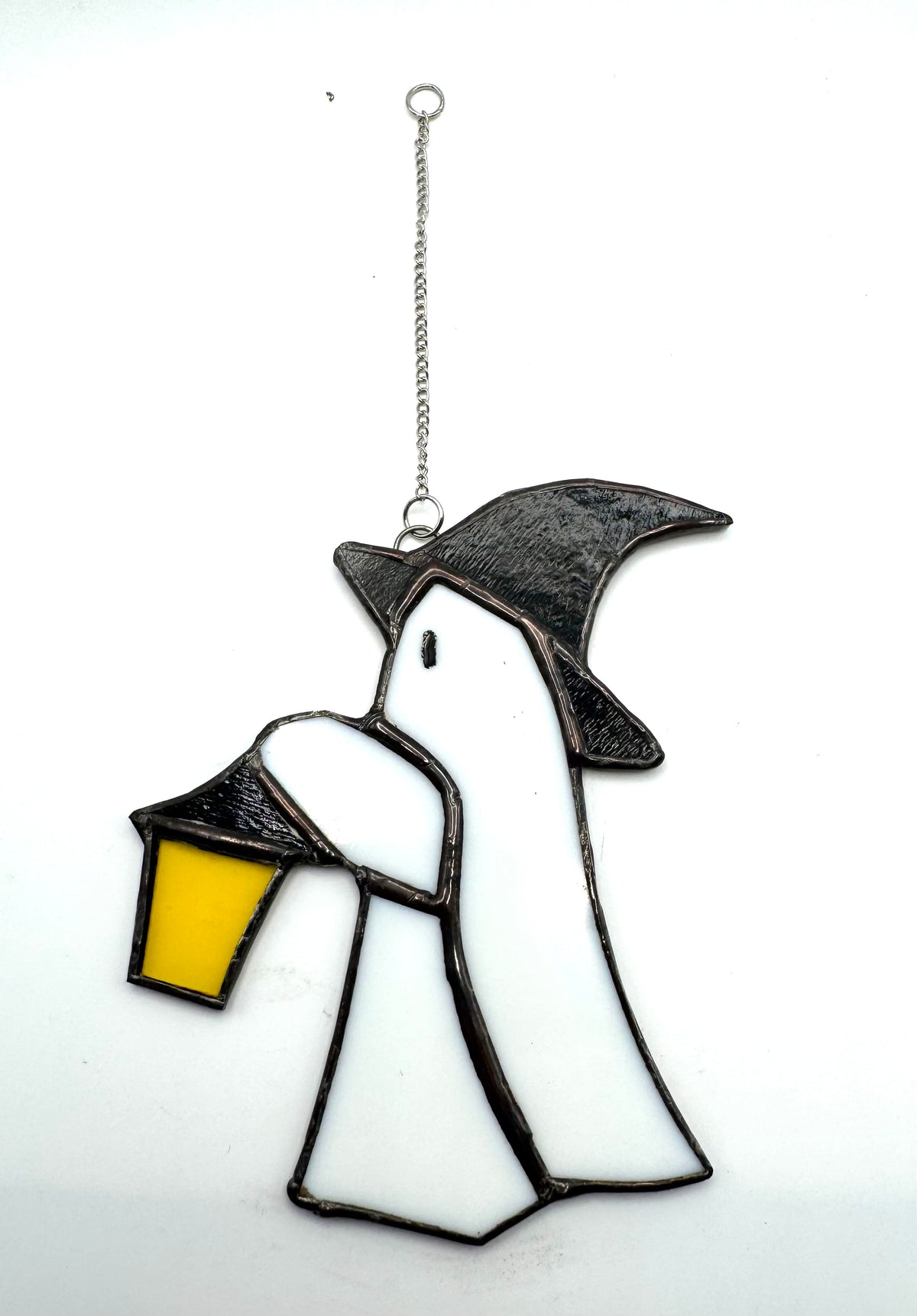 Fused Glass Ghost Suncatcher