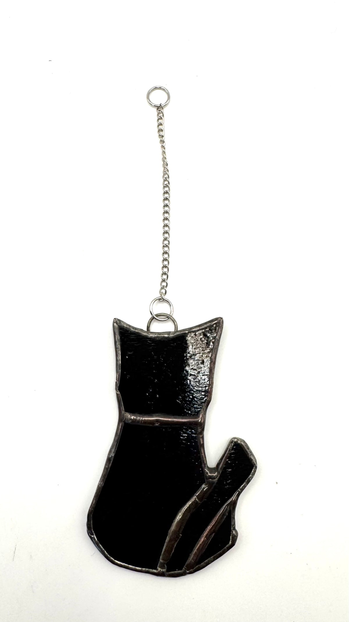 Fused Glass Cat Suncatcher