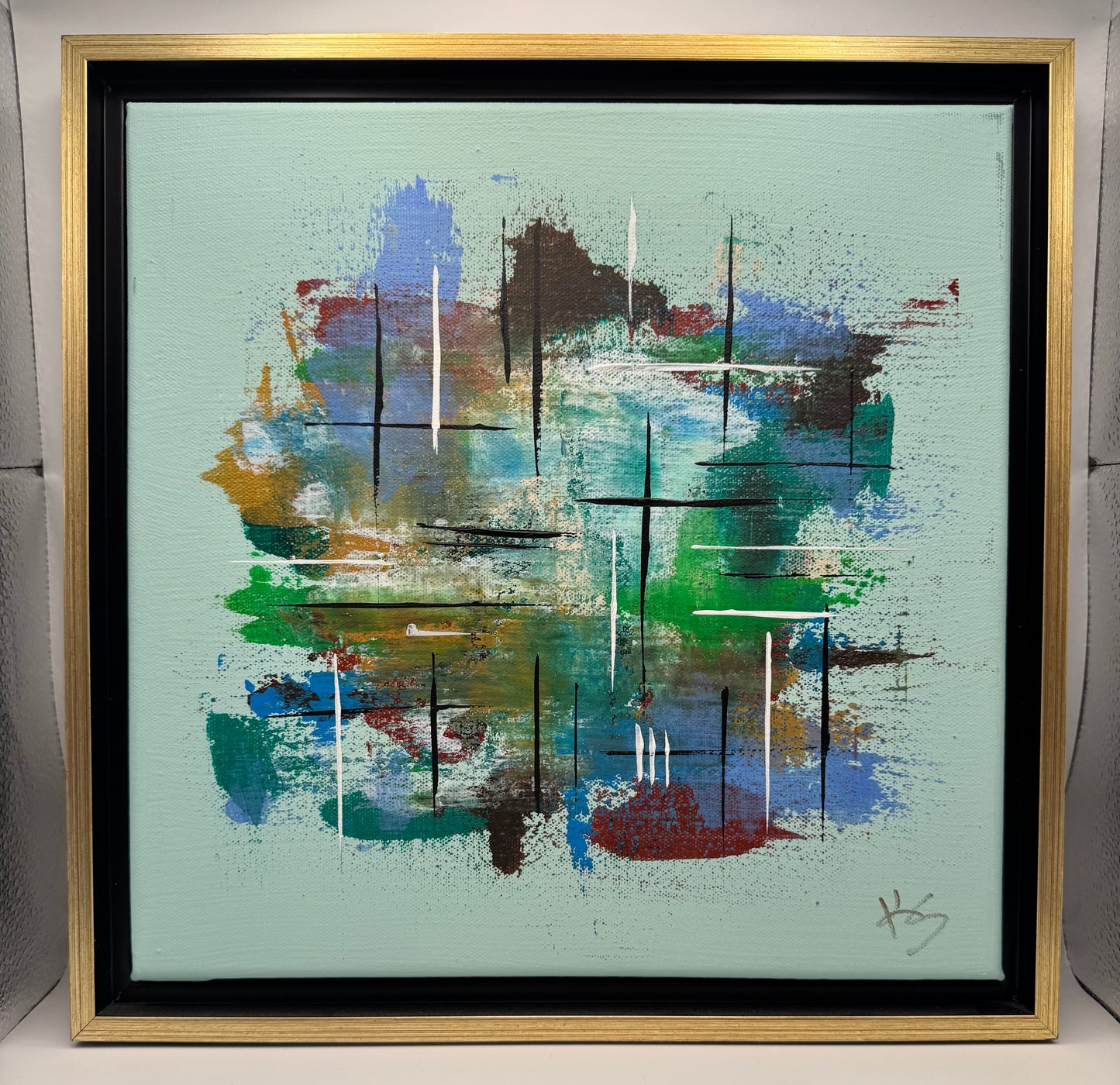 Original Acrylic On Canvas-Nexus Series 0812-2