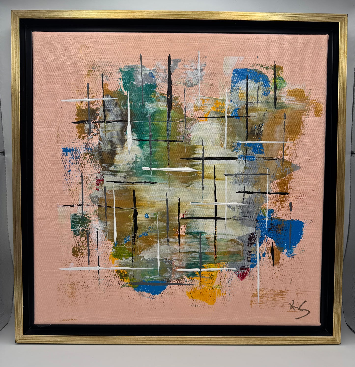 Original Acrylic On Canvas-Nexus Series 0812-3