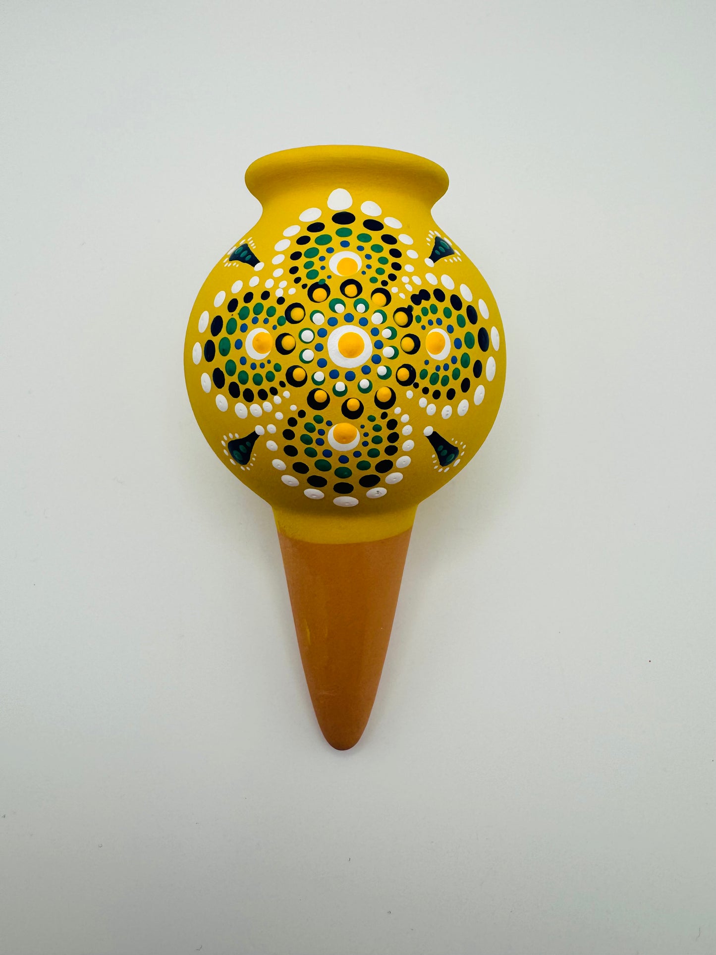 Mandala Watering Spike - Yellow