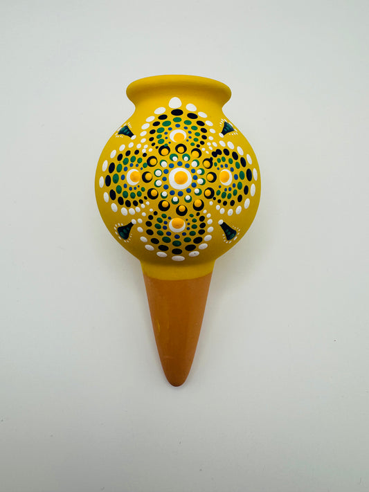 Mandala Watering Spike - Yellow