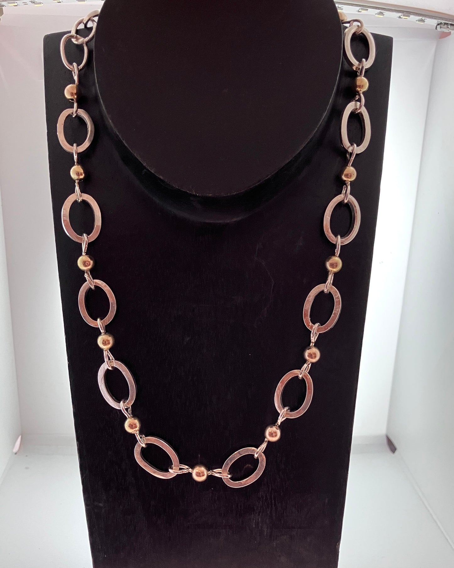 Sterling Silver Chain Link Necklace No 3