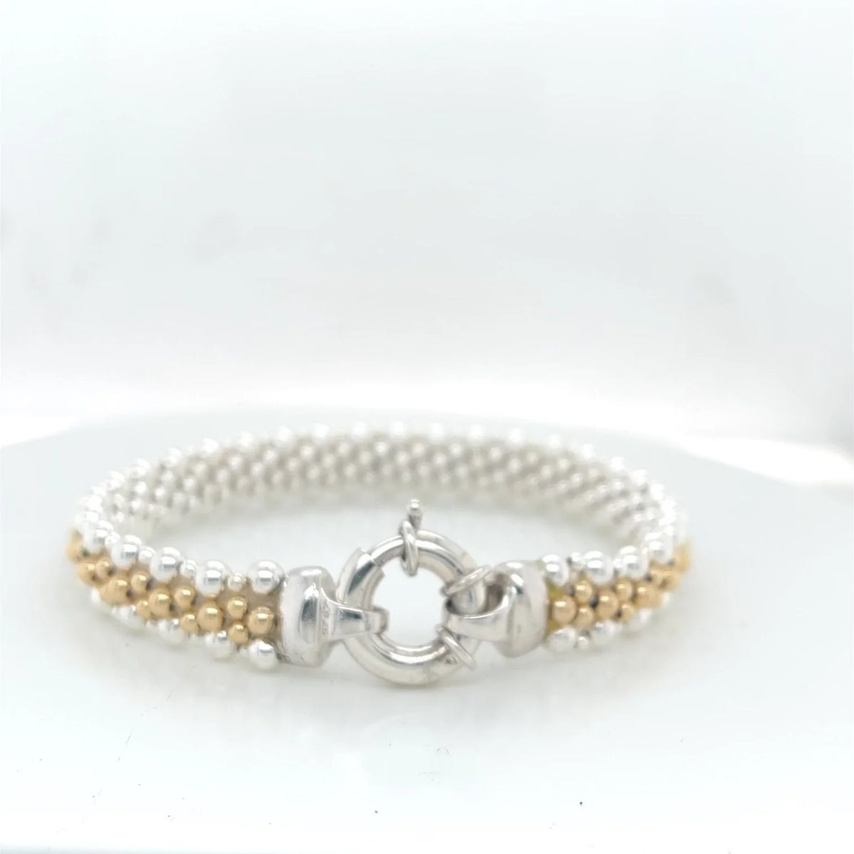 Modern Classic - Sterling Silver, 14k Gold-Filled, Reversible Bracelet