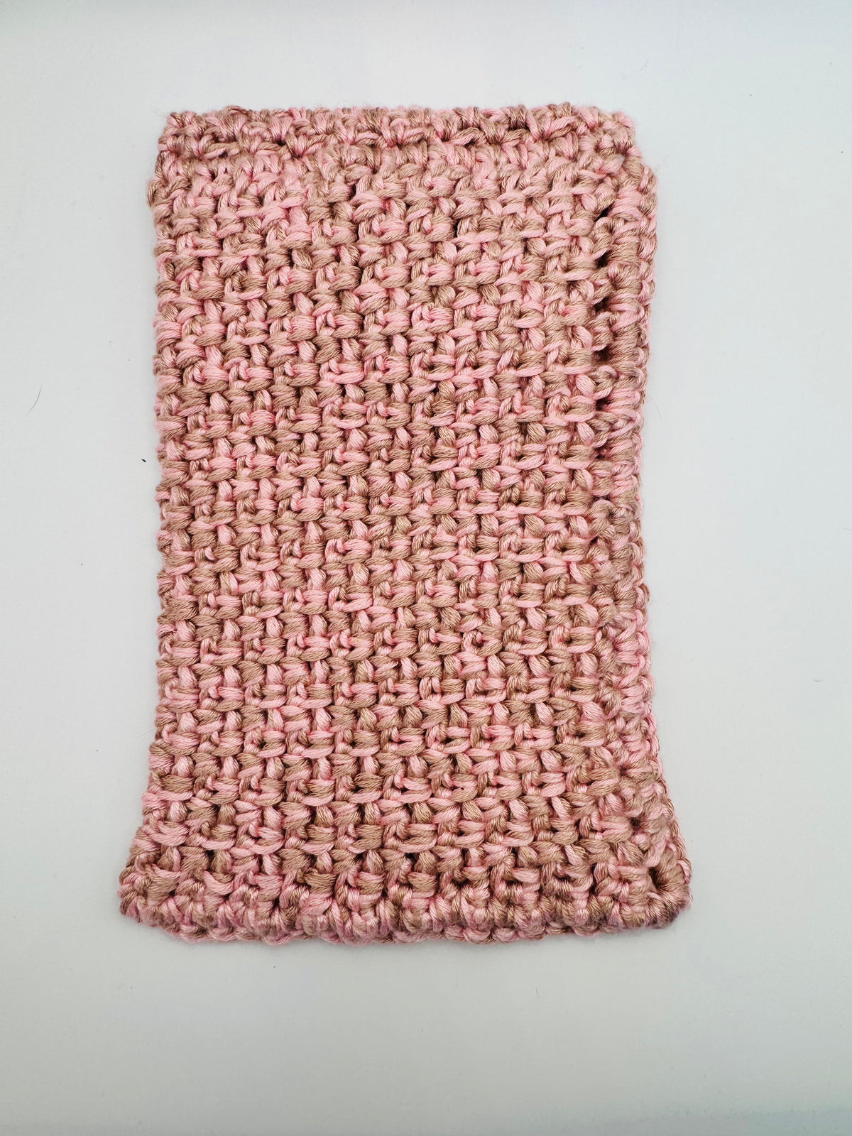 Original Design Crochet Phone Pouch with Handcrafted Button Closure