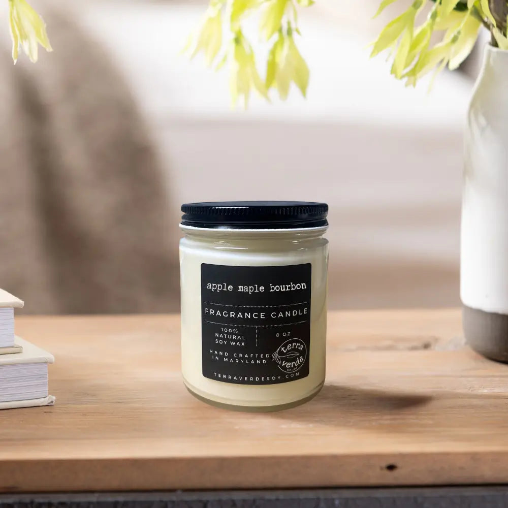 Apple Maple Bourbon 100% Hand-Poured Soy Candle